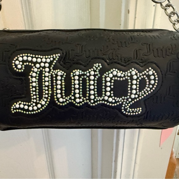 NWT Juicy Couture String of Pearls Roll Bag - Picture 6 of 13